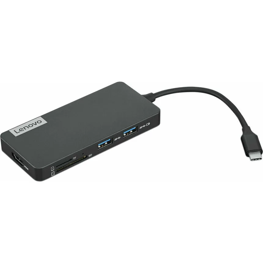 Lenovo USB-C 7-in-1 Hub 4X90V55523 док-станция (ЛЕНОВО) Lenovo USB-C 7-in-1 Hub 4X90V55523 док-станция (ЛЕНОВО)