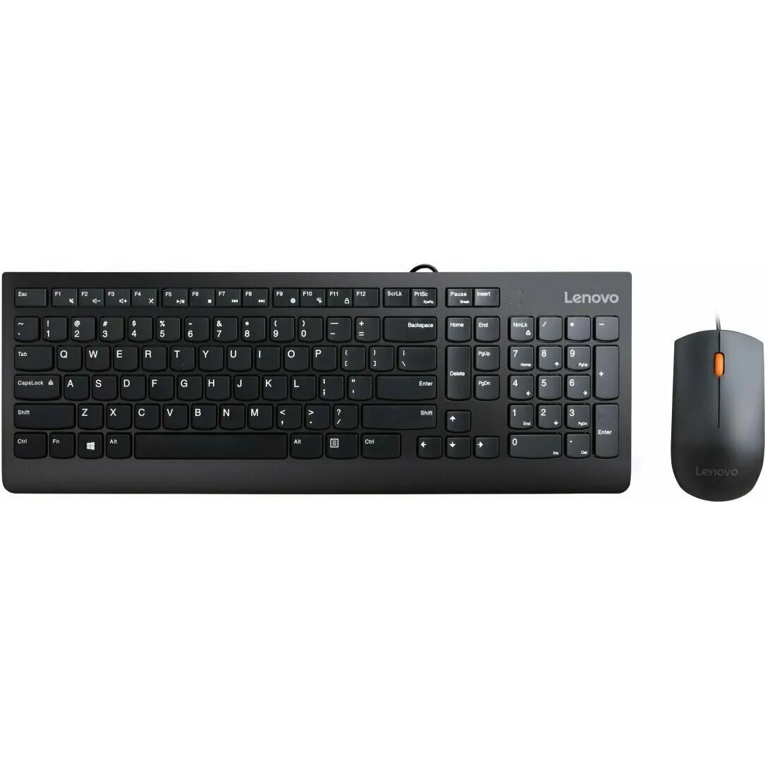 Lenovo 300 USB Combo GX30M39635, клавиатура и мышь, русская раскладка
