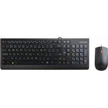 Lenovo 300 USB Combo GX30M39635, клавиатура и мышь, русская раскладка