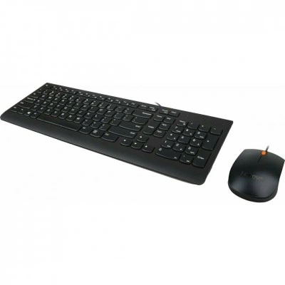 Lenovo 300 USB Combo GX30M39635, клавиатура и мышь, русская раскладка Lenovo 300 USB Combo GX30M39635, клавиатура и мышь, русская раскладка