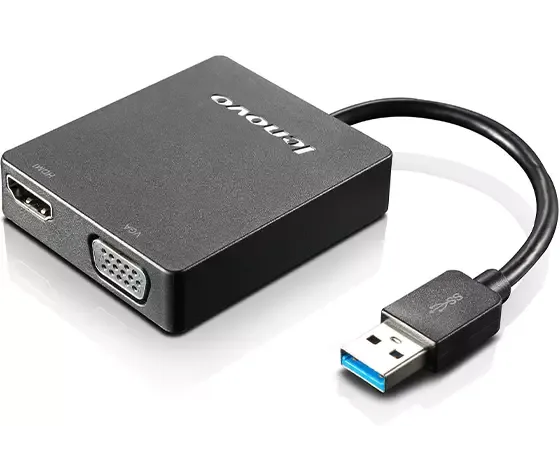 Адаптер Lenovo Universal USB 3.0 to VGA/HDMI Adapter 4X90H20061
