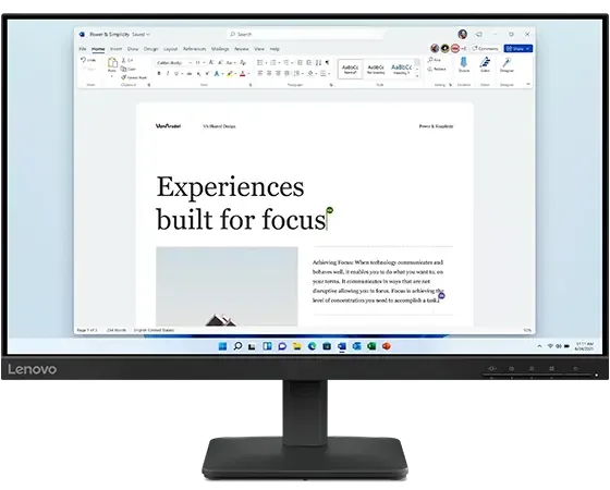 Lenovo L24-4e 68C2KCC1US монитор 23.8 дюйма (ЛЕНОВО) Lenovo L24-4e 68C2KCC1US монитор 23.8 дюйма (ЛЕНОВО)