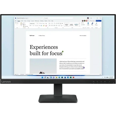 Монитор Lenovo L24-4e 23.8 дюйма IPS FHD 100 Гц 68C2KCC1US