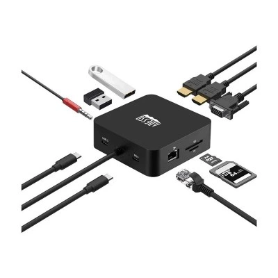 Adesso 78545100 док-станция USB-C 11-in-1 с HDMI, VGA, RJ-45 Adesso 78545100 док-станция USB-C 11-in-1 с HDMI, VGA, RJ-45