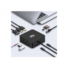 Adesso 78545100 док-станция USB-C 11-in-1 с HDMI, VGA, RJ-45
