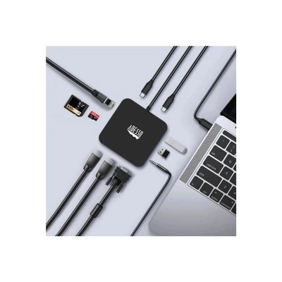 Adesso 78545100 док-станция USB-C 11-in-1 с HDMI, VGA, RJ-45 Adesso 78545100 док-станция USB-C 11-in-1 с HDMI, VGA, RJ-45