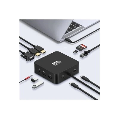 Adesso 78545100 док-станция USB-C 11-in-1 с HDMI, VGA, RJ-45 Adesso 78545100 док-станция USB-C 11-in-1 с HDMI, VGA, RJ-45