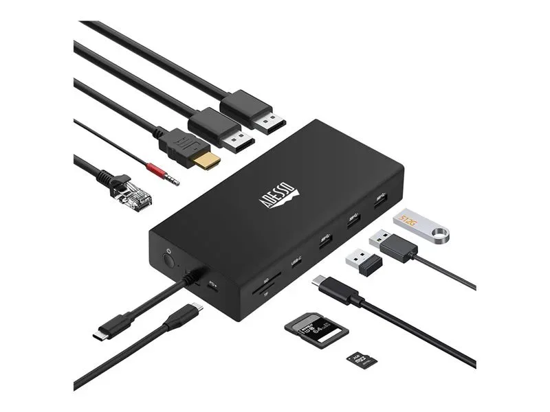 Adesso 78545101 док-станция USB-C 12-in-1 (ЛЕНОВО) Adesso 78545101 док-станция USB-C 12-in-1 (ЛЕНОВО)