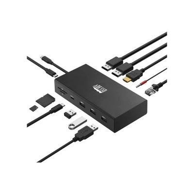 Adesso 78545101 док-станция USB-C 12-in-1 с DisplayPort и HDMI Adesso 78545101 док-станция USB-C 12-in-1 с DisplayPort и HDMI