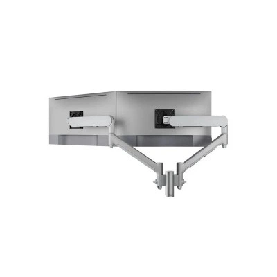Крепление Atdec Dual Dynamic Arm 78789015 для 2 мониторов, серебристое Крепление Atdec Dual Dynamic Arm 78789015 для 2 мониторов, серебристое