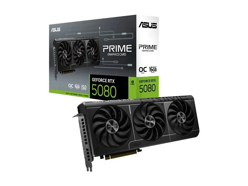 Видеокарта ASUS PRIME GeForce RTX 5080 16GB GDDR7 OC Edition 78810500