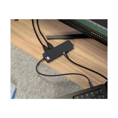 HyperDrive Flex 9 Port USB-C Dock 78815066 - компактная док-станция Hyper HyperDrive Flex 9 Port USB-C Dock 78815066 - компактная док-станция Hyper