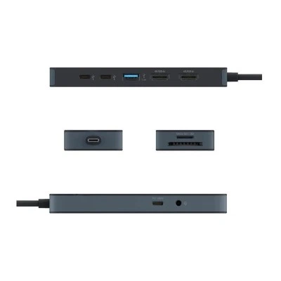 HyperDrive Flex 9 Port USB-C Dock 78815066 - компактная док-станция Hyper HyperDrive Flex 9 Port USB-C Dock 78815066 - компактная док-станция Hyper