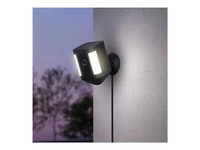 Ring Spotlight Cam Plus Plug-In 1080p 78817293, уличная камера, черная (ЛЕНОВО) Ring Spotlight Cam Plus Plug-In 1080p 78817293, уличная камера, черная (ЛЕНОВО)