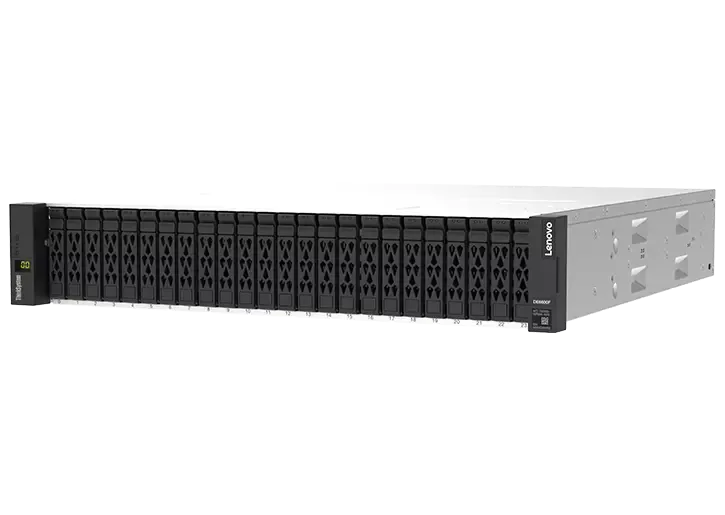 Lenovo ThinkSystem DE6600F all-flash СХД 2U/24, 128 ГБ, 2000000 IOPS